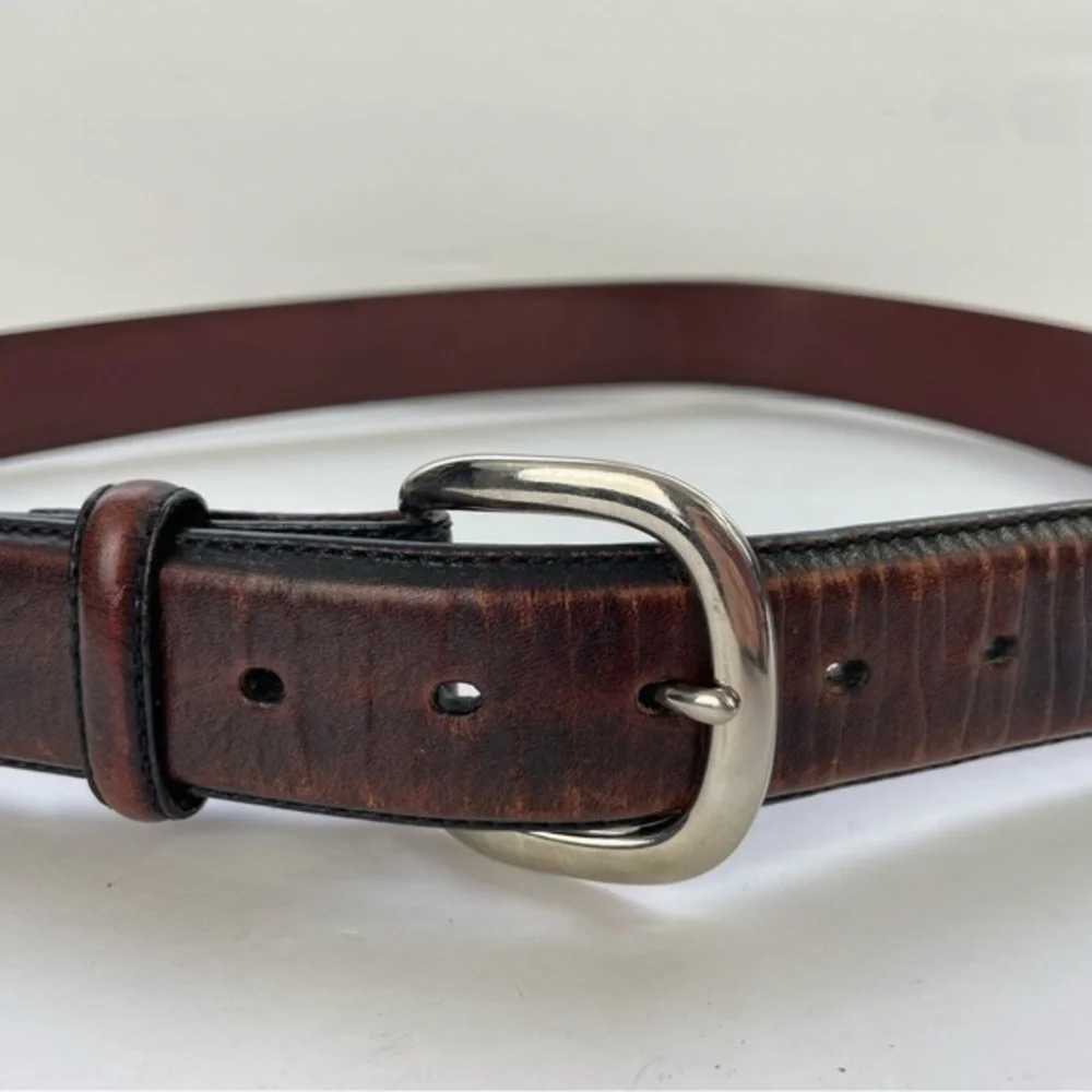 Silver Creek Western Brown Leather‎ Belt